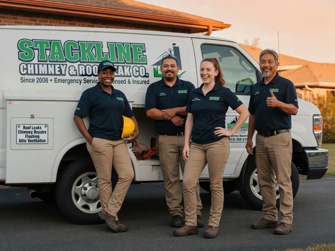 Chimney flashing repair company in Manson, WA
